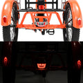 ABORON 3.0 Fat Tire Electric Trike for Senior Foldable E Bike, 500W Motorized Tricycle Adult 20" Folding 3 Wheel Electric Commute Bike Trike W/48V
